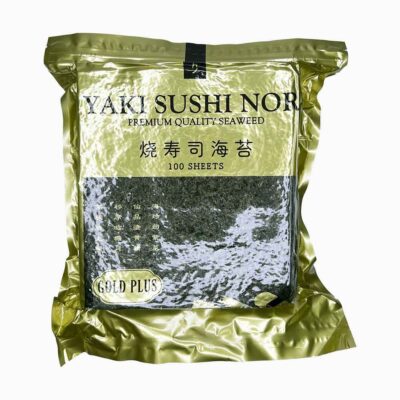 خرید جلبک سوشی نوری YAKI SUSHI گلد پلاس 100 برگ