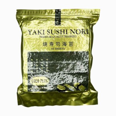 جلبک سوشی نوری YAKI SUSHI گلد پلاس 50 برگ