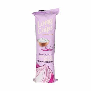 لانگ چیپس با طعم خامه ترش و پیاز 75 گرمی