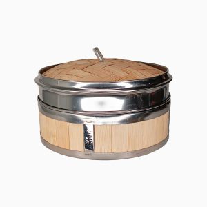 بخارپز چوبی بامبو دور استیل