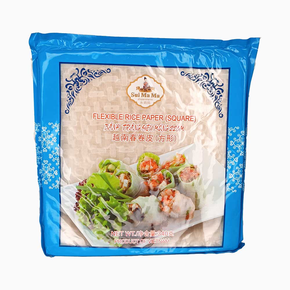 ورق برنج فلکسیبل (رایس پیپر) مربع ۲۲ سانت ۳۴۰ گرمی