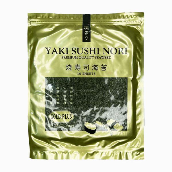 جلبک سوشی نوری گلد پلاس 10 برگ YAKI SUSHI
