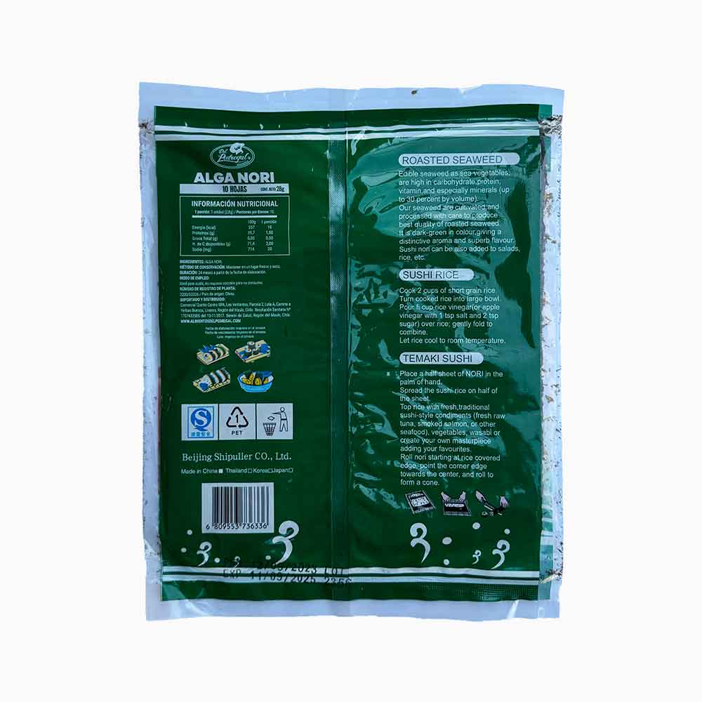 جلبک سوشی نوری 10 برگ گلد - Image 2