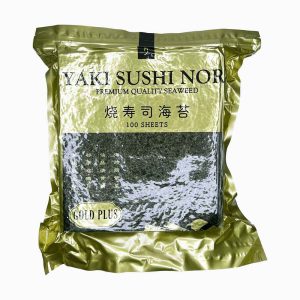 جلبک سوشی نوری 100 برگ گلد پلاس YAKI SUSHI