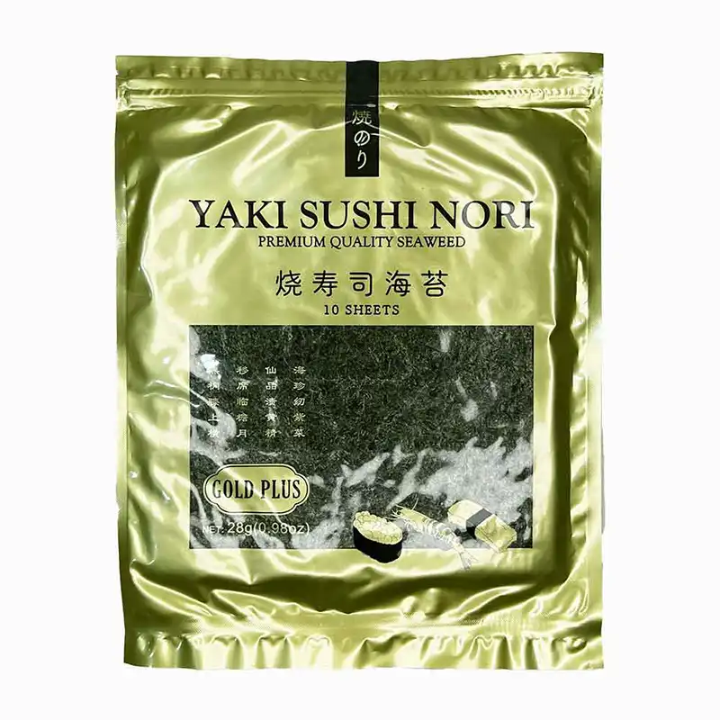 جلبک سوشی نوری گلد پلاس 10 برگ YAKI SUSHI