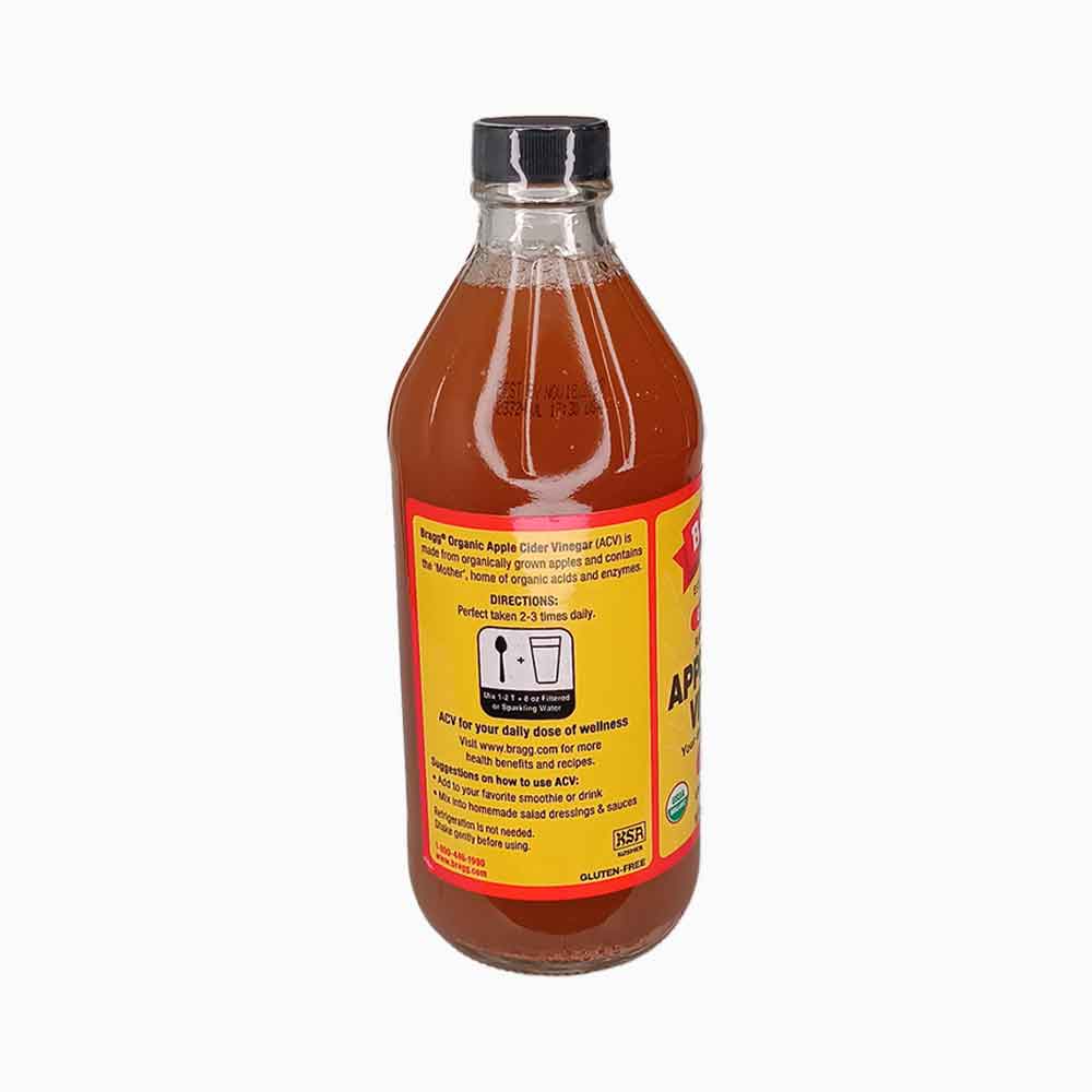 سرکه سیب اورگانیک آمریکایی ۴۷۵ میل برند براگ bragg - Image 2