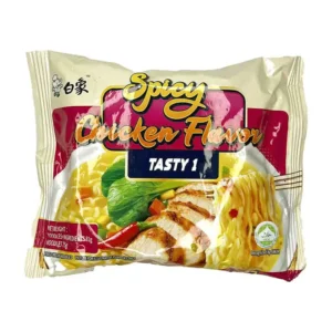 نودل فوری مرغ تند 81 گرمی محصول چین برند TASTY
