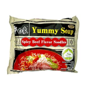 نودل فوری چینی فیله گوساله تند 96 گرمی Yummy Soup
