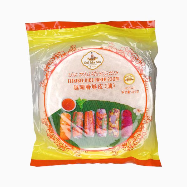 ورق برنج (رایس پیپر) دایره ۲۲ سانت ۳۴۰ گرم