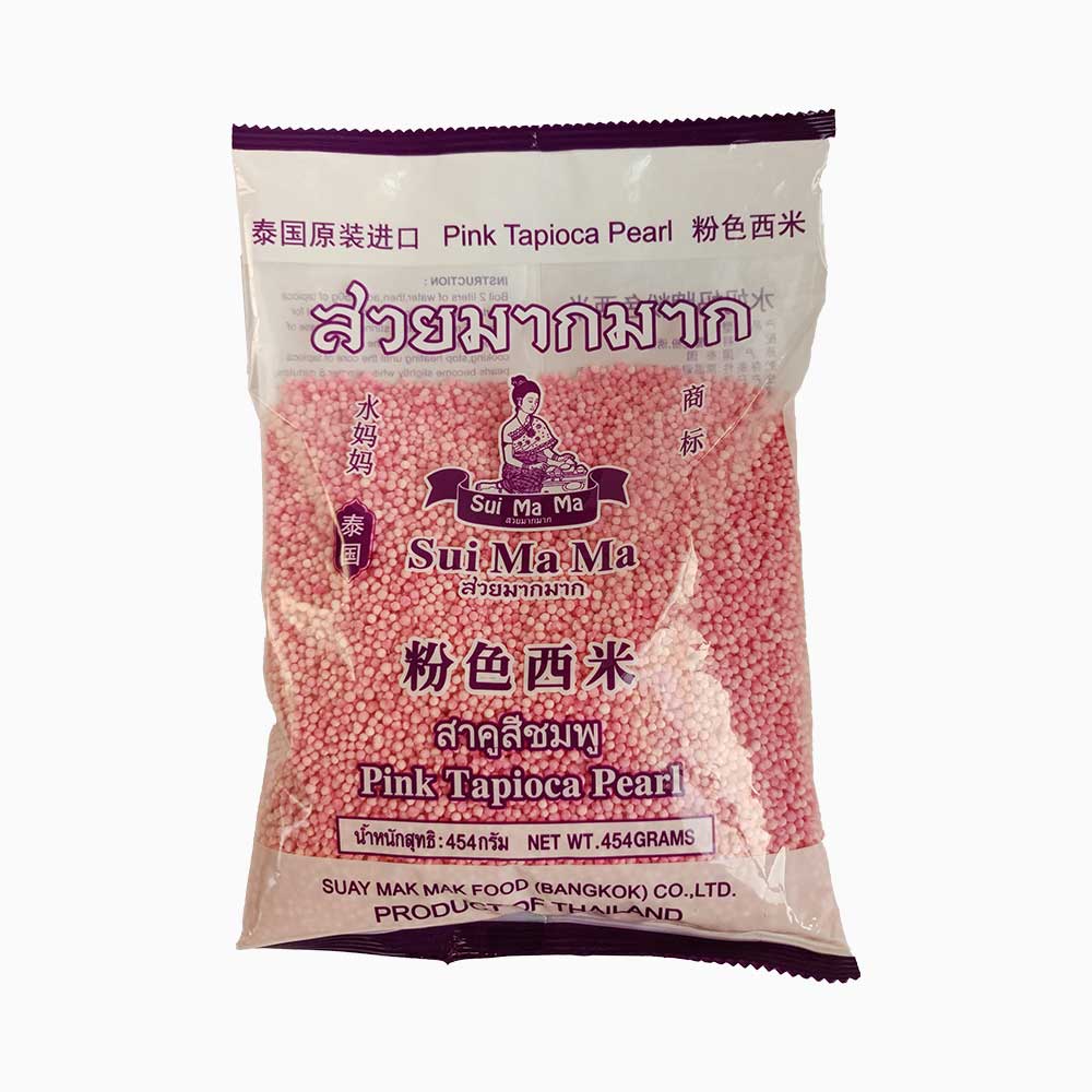 مروارید تاپیوکا (مخصوص بابل تی) صورتی