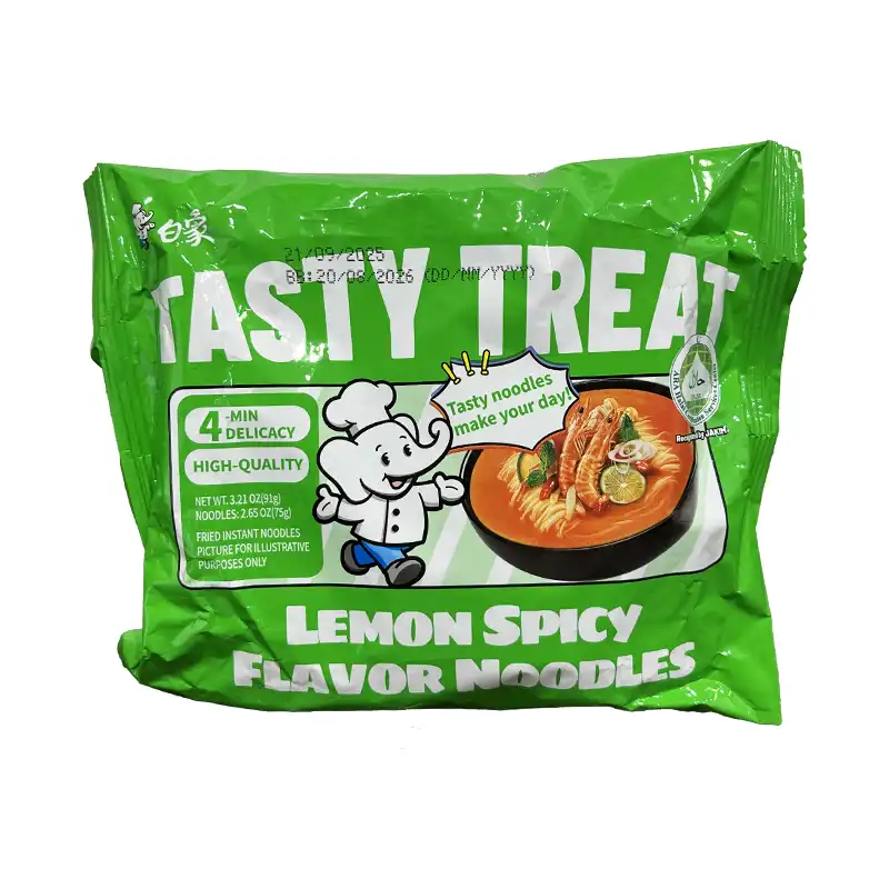 نودل پاکتی 91 گرم ترش و تند – TASTY