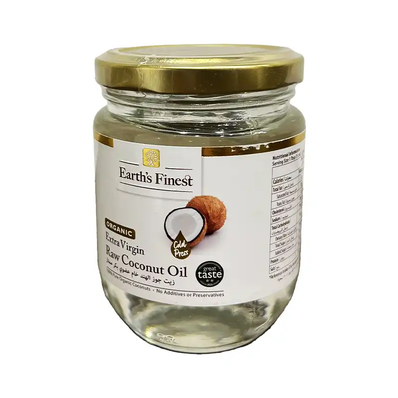 روغن نارگیل فرابکر ارگانیک ۲۰۰ میلی‌لیتر Earth’s Finest