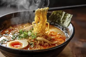 طرز تهیه نودل رامن