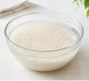 خیساندن برنج سوشی- طرز تهیه برنج سوشی
